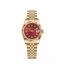 Rolex Datejust  Red Ombré Dial Watch