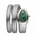 Bvlgari Serpenti Tubogas Double Spiral Silver Watch