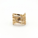 Marc Jacobs Style Wide Multi-Layer Chain Ring