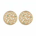 Atyaf Blue & White Charm Earrings