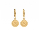 Polished Dancing Disc Earrings