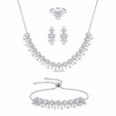 Diamond Bow Jewelry Set
