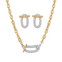Hermès Style Mariner Link & Pavé Toggle Set