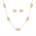 Valentino 8-Piece Logo Pavé Jewelry Set