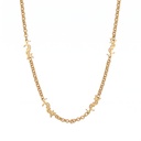YSL Multi-Logo Chain Necklace