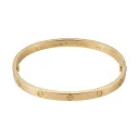 Gold Thin Cartier Love Bangle