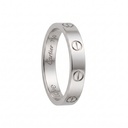 Silver Cartier Love Ring