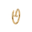 Cartier Style Twisted Nail Ring