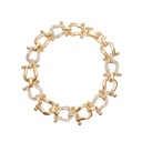 Fred Force Multishackle Golden Link Bracelet