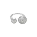 Double Dome Open Ring