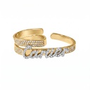 Cartier Two-Finger Pavé Ring
